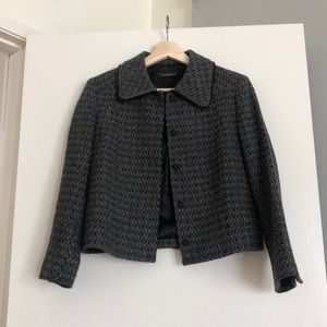 Classic black wool blazer